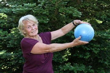 Hanne hat ein besonderes Faible für Sportgeräte